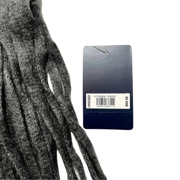 NWT Lucky Brand Solid Gray Brushed Scarf - Picture 3 of 5